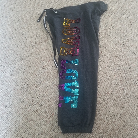Reflex Pants - Reflex Jogger Capris Sequin Love Medium